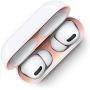 elago Dust Guard Compatible with AirPods Pro 3rd Generation - Dust-Proof Film, Ultra Slim, Luxurious Looking, Protect from Iron/Metal Shavings (1 Set, Rose Gold) [US Patent Registered]