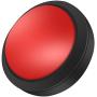 Arcade Button, 100mm DIY Massive Arcade Game Button with LED Convexity Console Replacement Arcade Machine Video Games Parts (red)