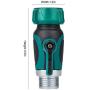 NSEN Hose Shut Off Valve,Hose Valve,Garden Hose Valve 3/4'',Outdoor Metal Water Hose Valve,Easy Grip,Smooth Long Handles(2 Pack)