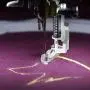 4 Pieces Large Metal Darning Sewing Machine Presser Foot Suitable for Household Multi-Function Sewing Machines Include Close Toe, Open Toe, Quilting Foot and Embroidery Foot