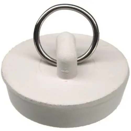 Danco 1-1/2 inch Rubber Drain Stopper, White, Carded, 80227 Danco 1-1/2 inch Rubber Drain Stopper, White, Carded, 80227