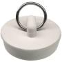 Danco 1-1/2 inch Rubber Drain Stopper, White, Carded, 80227