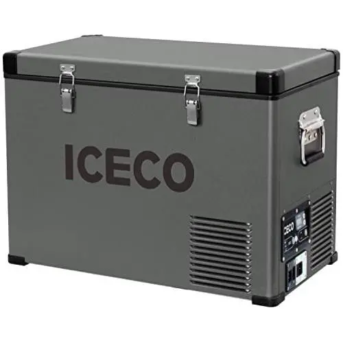 ICECO VL45 Portable Refrigerator with SECOP Compressor, 45Liters Platinum Compact Refrigerator, DC 12/24V, AC 110-240V, 0℉ to 50℉, Home & Car Use (without Insulated Cover) ICECO VL45 Portable Refrigerator with SECOP Compressor, 45Liters Platinum Compact Refrigerator, DC 12/24V, AC 110-240V, 0℉ to 50℉, Home & Car Use (without Insulated Cover)