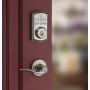 Kwikset 99130-002 SmartCode 913 Non-Connected Keyless Entry Electronic Keypad Deadbolt Door Lock Featuring SmartKey Security, Satin Nickel