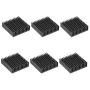 uxcell Electronic Radiators Heatsink for Stepper Motor,3D Printer 40x40x11mm Black 6pcs