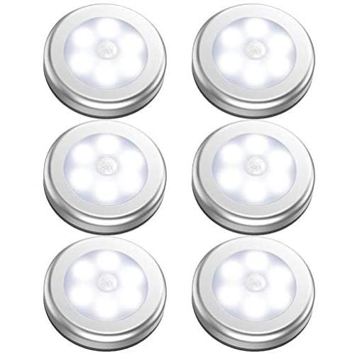 GAGAYA Battery Operated Motion Sensor Light Indoor, LED Closet Lights, Battery Night Light Wireless, Stick on Wall Lamps for Pantry, Cabinet, Wardrobe, Kitchen, Stairs, Steps, Hallway