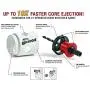 Blu-Mol Disston QUICKCORE 7 pc Set - 1'', 1-1/4'', 1-1/2'', 1-3/4'', 2'', and 2-1/2'' Hole Saws, & Quick Change Arbor, Part E0100233
