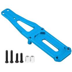 Dilwe 1/12 RC Truck Front Shock Absorber, Metal Board for WL Toys 12423 Truck Car Replacement Parts(Blue 0008B)