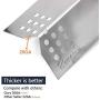 Hongso Stainless Steel Heat Plate Shield Replacement Parts for Kitchen Aid 720-0787D, 720-0819 Gas Grill Models, 16 9/16 Inch Grill Heat Tent for Cooking, SPZ811 (2-Pack)