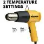 Wagner Spraytech 0503008 HT1000 Heat Gun, 2 Temp Settings 750ᵒF & 1000ᵒF, soften paint, caulking, adhesive, putty for removal, shrink wrap, bend plastic pipes, and loosen rusted nuts or bolts Wagner Spraytech 0503008 HT1000 Heat Gun, 2 Temp Settings 750ᵒF & 1000ᵒF, soften paint, caulking, adhesive, putty for removal, shrink wrap, bend plastic pipes, and loosen rusted nuts or bolts
