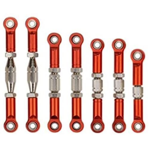 YU-NIYUT 1Set Metal Steering Servo Linkage Pull Rod for 1/14 Wltoys 144001 RC Car Repair Parts Accessories, Modification Fun & RC Lovers Choice