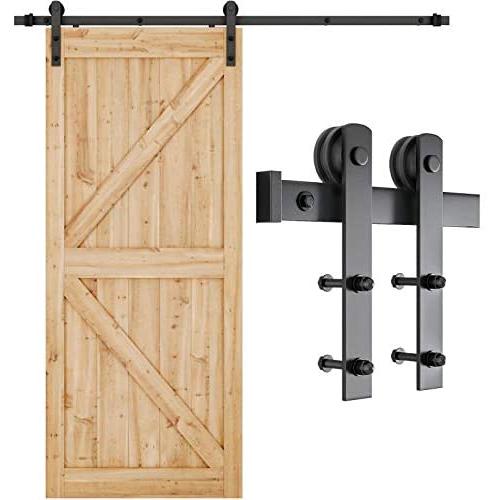 SMARTSTANDARD 6.6ft Heavy Duty Sturdy Sliding Barn Door Hardware Kit -Smoothly and Quietly -Easy to install -Includes Step-By-Step Installation Instruction Fit 36''-40'' Wide Door Panel (I Shape Hanger) SMARTSTANDARD 6.6ft Heavy Duty Sturdy Sliding Barn Door Hardware Kit -Smoothly and Quietly -Easy to install -Includes Step-By-Step Installation Instruction Fit 36''-40'' Wide Door Panel (I Shape Hanger)