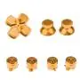 Metal Buttons for DualShock 4, Aluminum Metal Thumbsticks Analog Grip & Bullet Buttons & D-pad for PS4 Controller (Gold) Metal Buttons for DualShock 4, Aluminum Metal Thumbsticks Analog Grip & Bullet Buttons & D-pad for PS4 Controller (Gold)