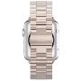 Seinit Stainless Steel Watch Band Replacement Strap Compatible with Apple Watch Series 6/5/4/3/2/1 44mm/42mm, Champagne Gold