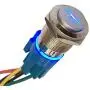 Etopars 12V 5A Car Motor Blue LED Light Momentary Speaker Horn Bells Push Button Stainless Steel Metal Switch Toggle 19mm Socket Plug Wire Etopars 12V 5A Car Motor Blue LED Light Momentary Speaker Horn Bells Push Button Stainless Steel Metal Switch Toggle 19mm Socket Plug Wire