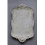 Creative Co-op Decorative Tin Metal Tray with Distressed Finish, 17.75'' L x 10.5'' W x 1.5'' H, Grey