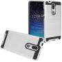 Z-GEN - for Coolpad Legacy 6.36'' (2019) 3705A - Brushed Style Hybrid Phone Case - CS3 Silver