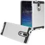 Z-GEN - for Coolpad Legacy 6.36'' (2019) 3705A - Brushed Style Hybrid Phone Case - CS3 Silver