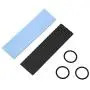 ZRM&E M.2 PCI-E NVME 2280 G Coating Copper Heatsink, Black 70x20x1.5mm Radiator for Laptop PC Solid State Disk Cooler ZRM&E M.2 PCI-E NVME 2280 G Coating Copper Heatsink, Black 70x20x1.5mm Radiator for Laptop PC Solid State Disk Cooler