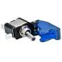 ESUPPORT Car Blue Cover Blue LED Light Rocker Toggle Switch SPST ON Off Pack of 5