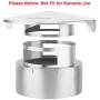 Skyflame Stainless Steel Grill Chimney Top Vent Cap Replacement for Large Size Big Green Egg