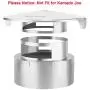Skyflame Stainless Steel Grill Chimney Top Vent Cap Replacement for Large Size Big Green Egg Skyflame Stainless Steel Grill Chimney Top Vent Cap Replacement for Large Size Big Green Egg