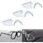 3 Pairs Eye Glasses Side Shields, Flexible Slip on Side Shields for Safety Glasses Fits Small to Medium 3 Pairs Eye Glasses Side Shields, Flexible Slip on Side Shields for Safety Glasses Fits Small to Medium
