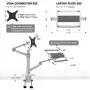 viozon Monitor and Laptop Mount, 2-in-1 Adjustable Dual Arm Desk Mounts Single Desk Arm Stand/Holder for 17 to 32 Inch LCD Computer Screens, Extra Tray Fits 12 to 17 inch Laptops (Silver) viozon Monitor and Laptop Mount, 2-in-1 Adjustable Dual Arm Desk Mounts Single Desk Arm Stand/Holder for 17 to 32 Inch LCD Computer Screens, Extra Tray Fits 12 to 17 inch Laptops (Silver)