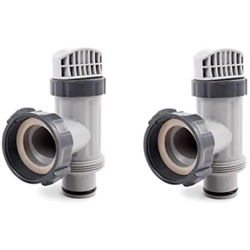 Intex Above Ground Plunger Valves with Gaskets & Nuts Replacement Part (2 Pack) Intex Above Ground Plunger Valves with Gaskets & Nuts Replacement Part (2 Pack)
