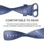 Pack 3 Silicone Bands for Fitbit Charge 4 / Fitbit Charge 3 / Charge 3 SE Replacement Wristbands for Women Men Small Large(Without Tracker) (Large: for 7.1''-8.7'' Wrists, Black+Navy Blue+Slate Grey) Pack 3 Silicone Bands for Fitbit Charge 4 / Fitbit Charge 3 / Charge 3 SE Replacement Wristbands for Women Men Small Large(Without Tracker) (Large: for 7.1''-8.7'' Wrists, Black+Navy Blue+Slate Grey)