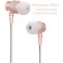 KINVOCA Wired Metal In Ear Earbuds Headphones with Microphone Volume and Case, Bass Stereo Noise Isolating Inear Earphones Ear Buds for Cell Phones, Aluminum Alloy, Carabiner, 3.5mm Jack, Rose Gold KINVOCA Wired Metal In Ear Earbuds Headphones with Microphone Volume and Case, Bass Stereo Noise Isolating Inear Earphones Ear Buds for Cell Phones, Aluminum Alloy, Carabiner, 3.5mm Jack, Rose Gold