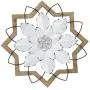 Stratton Home Décor Stratton Home Decor White Wood Frame Metal Flower, 16.00 X 1.50 X 16.00 Stratton Home Décor Stratton Home Decor White Wood Frame Metal Flower, 16.00 X 1.50 X 16.00