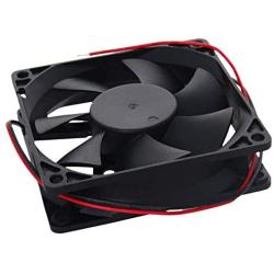 Fielect 12V Brushless DC Cooling Fan 80x80x20mm Mini Cooling Fan Long Life Sleeve Bearing Computer Case Cooling Fan,0.2A 1Pcs