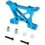 HobbyPark Aluminum Front & Rear Shock Tower Upgrade Parts for 1/10 Traxxas Slash 4x4 Replacement of Part 6838 6839 (2-Pack) (Blue)