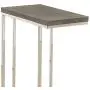 Monarch Specialties 3253, Chrome Accent Metal Base C-Table, Dark Taupe Monarch Specialties 3253, Chrome Accent Metal Base C-Table, Dark Taupe