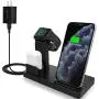 Wireless Charger, 3 in 1,Fast Charging Station Qi-Certified 10W Max for Apple iWatch Series 5/4/3/2/1,AirPods, Compatible with iPhone 11 Series/SE (2020)/XS MAX/XR/XS/X/8/8 Plus/Samsung