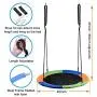 WV WONDER VIEW Tree Swing, Outdoor Swing with Hanging Strap Kit, 40 Inch Diameter 600lb Weight Capacity, Great for Playground Swing, Backyard and Playroom