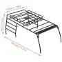 Dilwe RC Roof Rack Luggage, Metal Car Roof-Rack Luggage Carrier for RC Truck Car Shell with 313mm Wheelbase Dilwe RC Roof Rack Luggage, Metal Car Roof-Rack Luggage Carrier for RC Truck Car Shell with 313mm Wheelbase