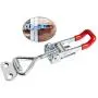 Eliseo Adjustable Toggle Clamp, 6Pack 360lbs Holding Capacity Heavy Duty 4001 Style Toggle Latch Hasp Clamp for Door, Box Case Trunk, Smoker Lid, Jig. Quick Release Pull Latch, Sturdy Metal Draw Latch