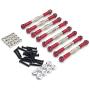 Facibom for WPL C14 C24 C24-1 MN D90 D99 MN99S Metal Pull Rod Steering Link Set RC Car Upgrade Accessories Parts,RD