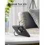 Phone Ring Holder, Lamicall Finger Ring Stand : Universal Cell Phone Cradle Kickstand Compatible with iPhone Xs Max XR X 8 7 6 6s Plus 5s, Galaxy S8 S7 S6, All Android Smartphone - Black - 02