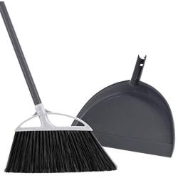 Radley & Stowe Angle Broom and Dustpan Set (Grey)