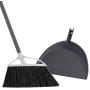 Radley & Stowe Angle Broom and Dustpan Set (Grey)