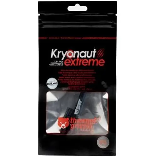Thermal Grizzly Kryonaut Extreme The High Performance Thermal Paste for Cooling All Processors, Graphics Cards and Heat Sinks in Computers and Consoles (2 Gram) Thermal Grizzly Kryonaut Extreme The High Performance Thermal Paste for Cooling All Processors, Graphics Cards and Heat Sinks in Computers and Consoles (2 Gram)