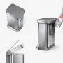 simplehuman 45 Liter Rectangular Hands-Free Kitchen Step Trash Can with Soft-Close, Brushed Stainless Steel with Plastic Lid simplehuman 45 Liter Rectangular Hands-Free Kitchen Step Trash Can with Soft-Close, Brushed Stainless Steel with Plastic Lid