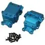 HONG YI-HAT Metal Wave Box Gear Box Upper and Lower Cover 144001-1254 Suitable for 1/14 WLtoys 144001 RC Car Spare Parts Spare Parts (Color : Blue)