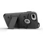 ZIZO Bolt Series for iPhone 8 Plus Case/iPhone 7 Plus Case Military Grade Includes Glass Screen Protector, Belt Holster Clip Lanyard (Gunmetal Gray)