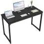 Foxemart Computer Desk 47” Modern Sturdy Office Desk PC Laptop Notebook Study Writing Table for Home Office Workstation, Black Foxemart Computer Desk 47” Modern Sturdy Office Desk PC Laptop Notebook Study Writing Table for Home Office Workstation, Black