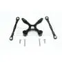 for Traxxas Ford GT 4-Tec 2.0 (83056-4) Upgrade Parts Aluminum Rear Tie Rods with Stabilizer - 3Pc Set Black