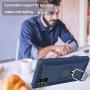 Newseego Compatible with Samaung Galaxy A51 5G Case (Not Fit A51 4G) with Metal Ring Holder Kickstand Work with Magnetic Car Mount Shockproof Protective Soft Cover-Blue
